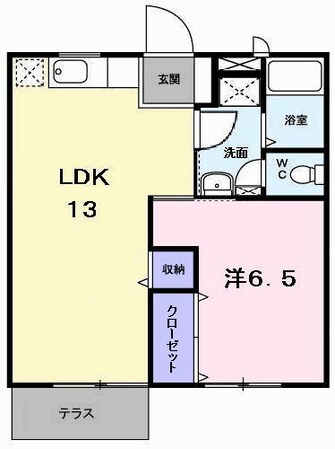 メゾン大司の物件間取画像